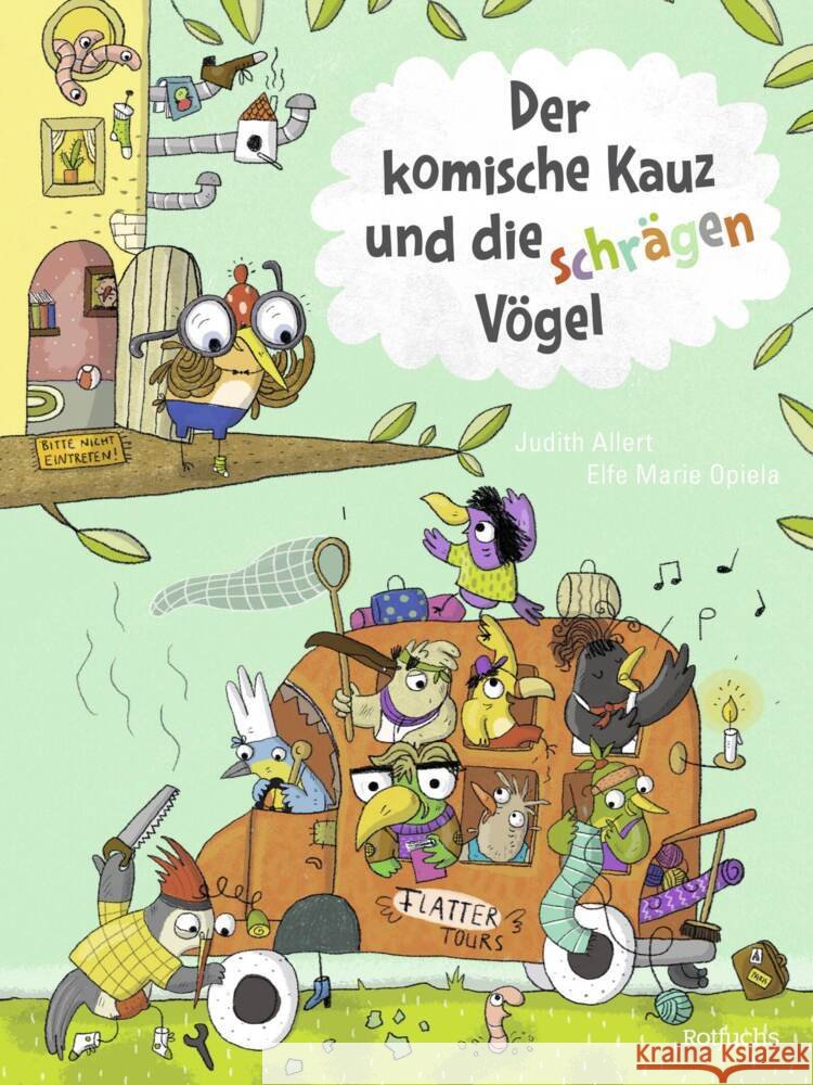 Der komische Kauz und die schrägen Vögel Allert, Judith 9783757101015
