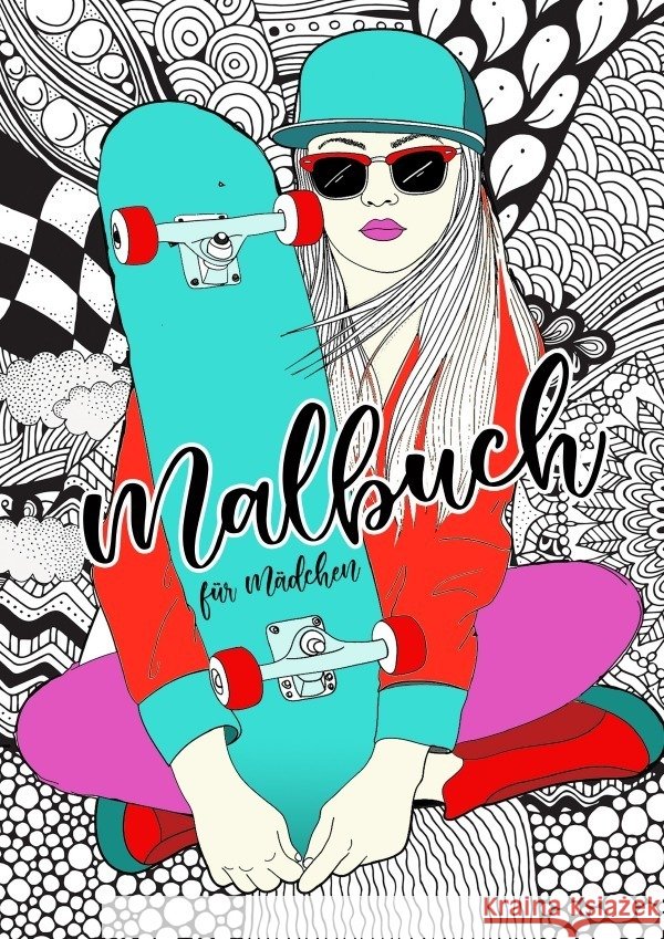 Malbuch für Mädchen Zentangle Grafik, Musterstück 9783757510381 epubli