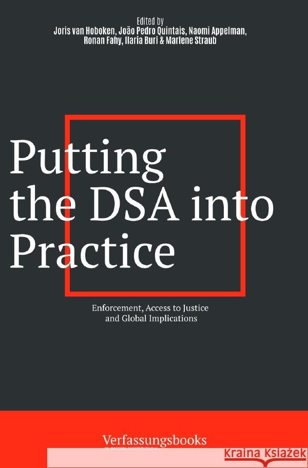 Putting the DSA into Practice Buri, Ilaria 9783757517960