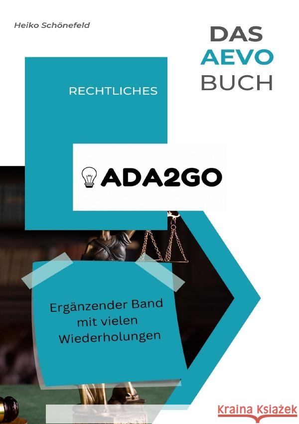 Das AEVO Buch - Rechtliches Schönefeld, Heiko 9783757539986