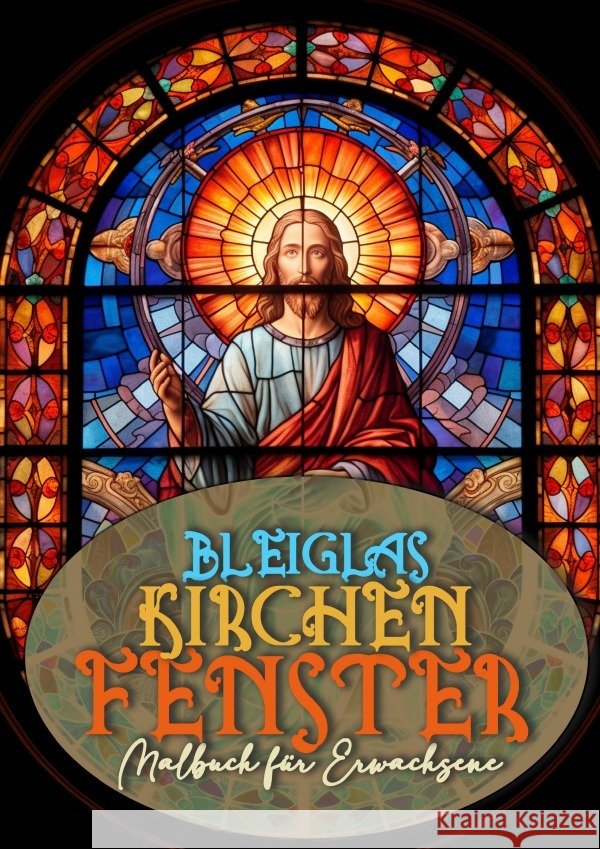 Bleiglas Kirchenfenster Malbuch für Erwachsene Publishing, Monsoon, Grafik, Musterstück 9783758407031 epubli