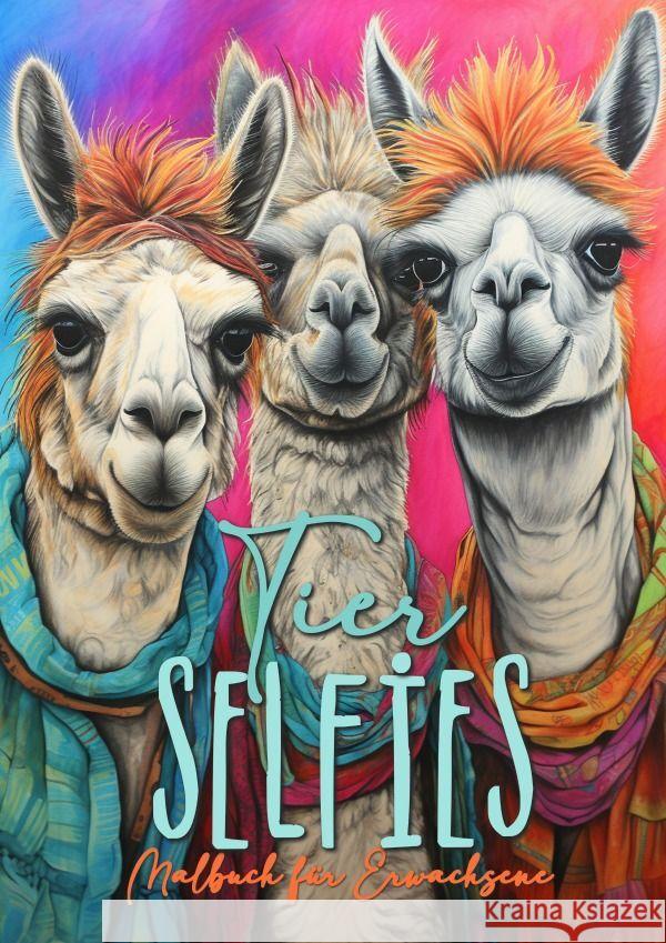 Tier Selfies Malbuch für Erwachsene Publishing, Monsoon, Grafik, Musterstück 9783758411618 epubli