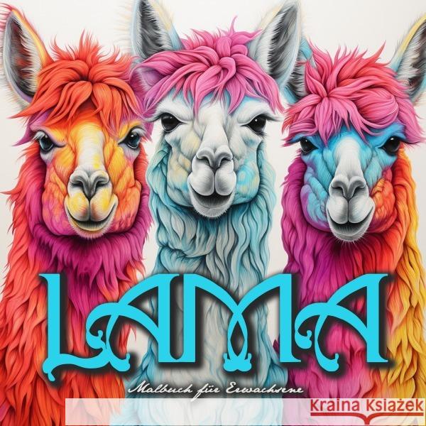 Lama Malbuch für Erwachsene Publishing, Monsoon, Grafik, Musterstück 9783758416200 epubli