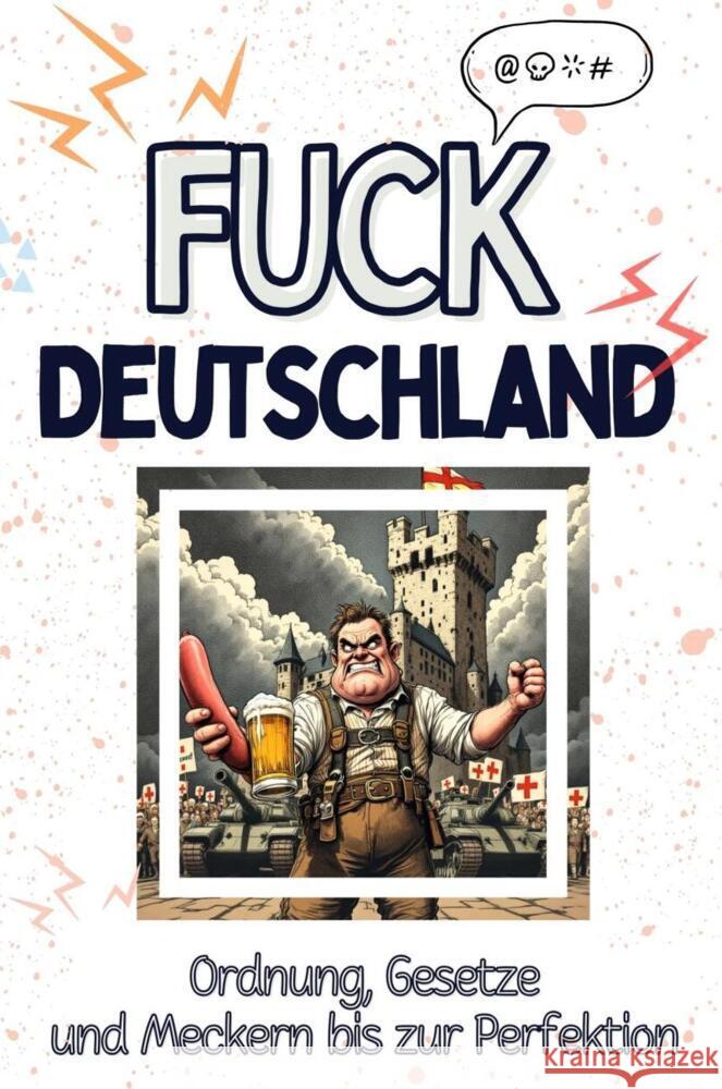 Fuck Deutschland - Eine Abrechnung - das große Wutbuch. Schimpfen, Ärgern, Aufregen! Möller, Luca 9783759138576