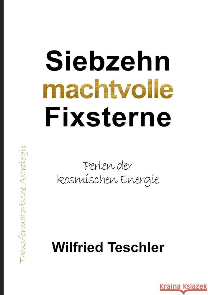 Siebzehn machtvolle Fixsterne Teschler, Wilfried 9783759255976