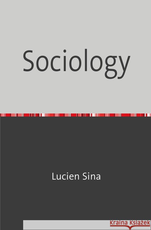 Sociology Sina, Lucien 9783759827982