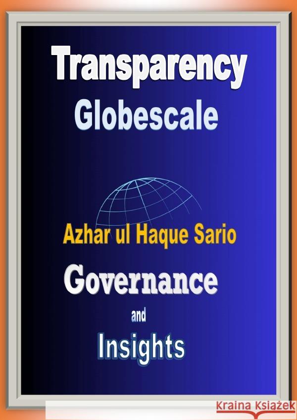 Transparency Globescale Sario, Azhar ul Haque 9783759882509