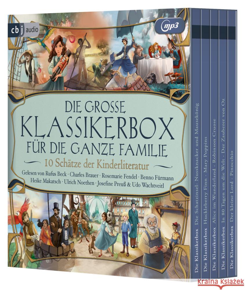 Die große Klassikerbox für die ganze Familie, 5 Audio-CD, 5 MP3 Baum, Lyman Frank, Verne, Jules, Burnett, Frances Hodgson 9783759901378 cbj audio