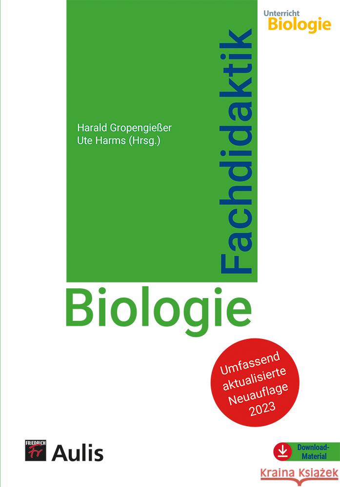 Fachdidaktik Biologie Gropengießer, Harald 9783761430170