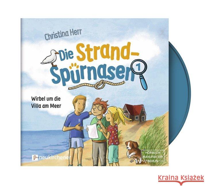 Die Strandspürnasen - Wirbel um die Villa am Meer, 1 Audio-CD : Lesung Herr, Christina 9783761566749