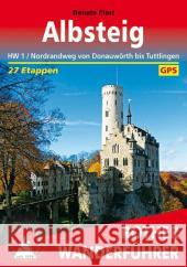 Rother Wanderführer Albsteig : HW 1 - Nordrandweg von Donauwörth bis Tuttlingen. 27 Etappen. Mit GPS-Tracks zum Download Florl, Renate 9783763344727 Bergverlag Rother