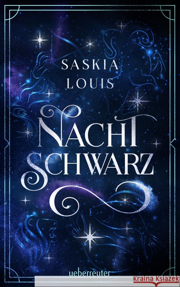 Nachtschwarz (Nachtschwarz-Sternenhell, Bd. 1) Aufregende Urban-Fantasy-Dilogie über die Magie der Sterne und eine große Liebe - Buchumschlag mit Perlmuttglanzeffekt + Character Card in der 1. Auflage Louis, Saskia 9783764171360