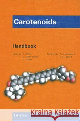 Carotenoids: Handbook Britton, George 9783764361808 Birkhauser