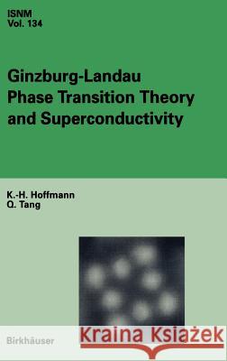 Ginzburg-Landau Phase Transition Theory and Superconductivity K. -H Hoffmann K. H. Hofmann Q. Tang 9783764364861 Birkhauser