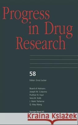 Progress in Drug Research Ernest Jucker Ernst M. Jucker 9783764366247 Birkhauser Basel