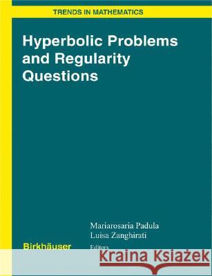 Hyperbolic Problems and Regularity Questions Mariarosaria Padula Luisa Zanghirati 9783764374501 Birkhauser