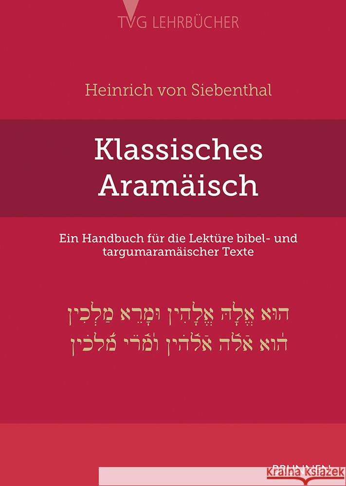 Klassisches Aramäisch Siebenthal, Heinrich 9783765595851