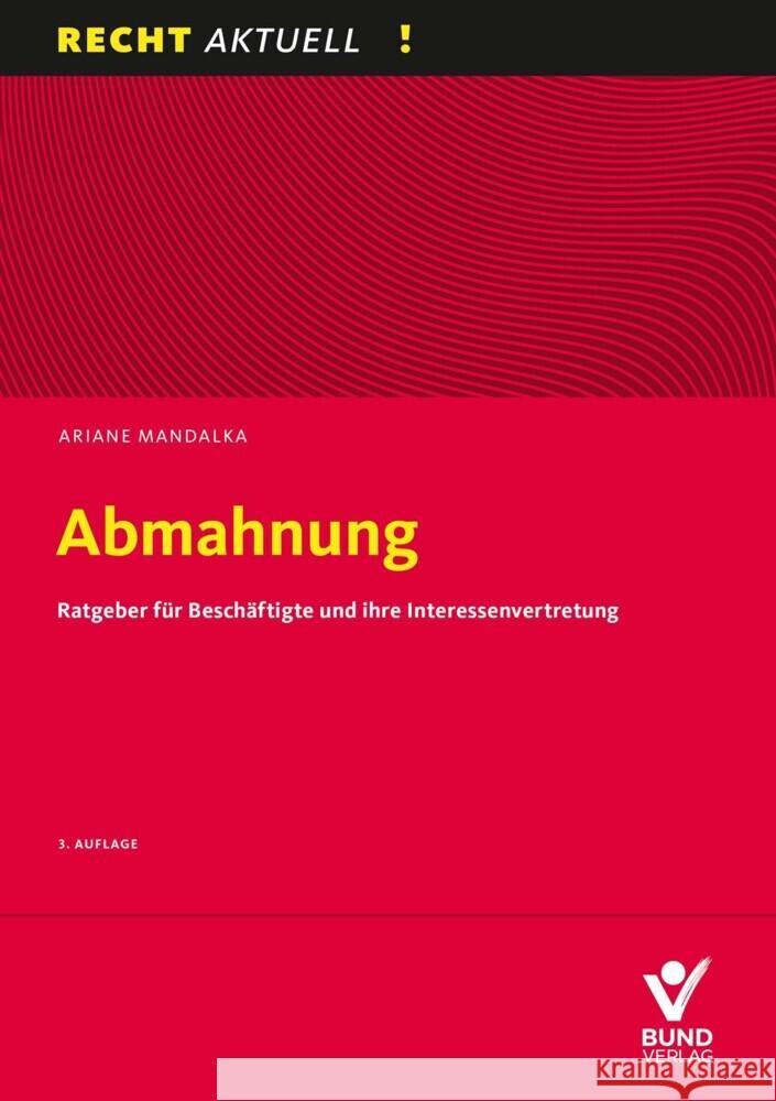 Abmahnung Mandalka, Ariane 9783766373618
