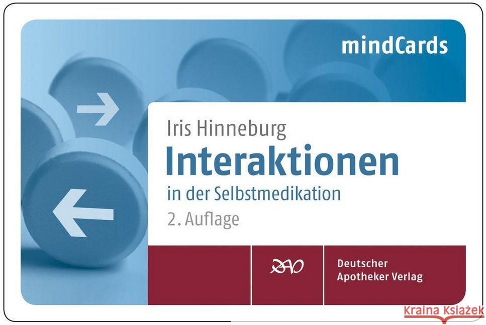 Interaktionen in der Selbstmedikation, Kartenfächer Hinneburg, Iris 9783769258554 Deutscher Apotheker Verlag