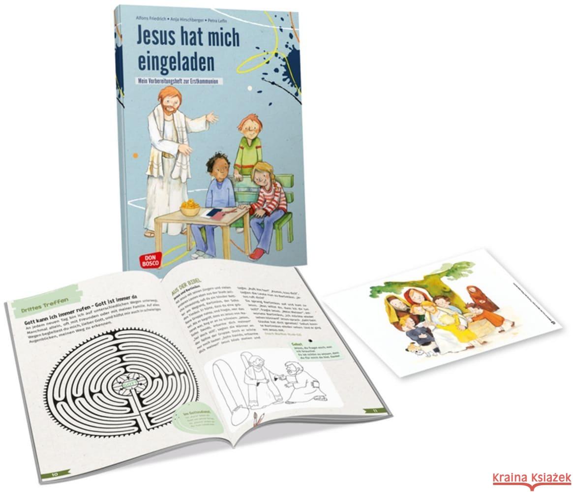 Jesus hat mich eingeladen. Der Vorbereitungskurs auf Erstbeichte und Erstkommunion Friedrich SDB, Alfons, Hirschberger, Anja 9783769825367 Don Bosco Medien