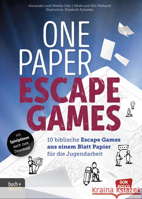 One Paper Escape Games, m. 1 Beilage Otto, Alexander, Otto, Wiebke, Weilandt, Merle 9783769825619