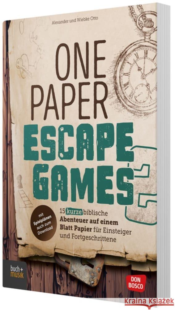 One Paper Escape Games 2, m. 1 Beilage Otto, Alexander, Otto, Wiebke, Weilandt, Merle 9783769825794