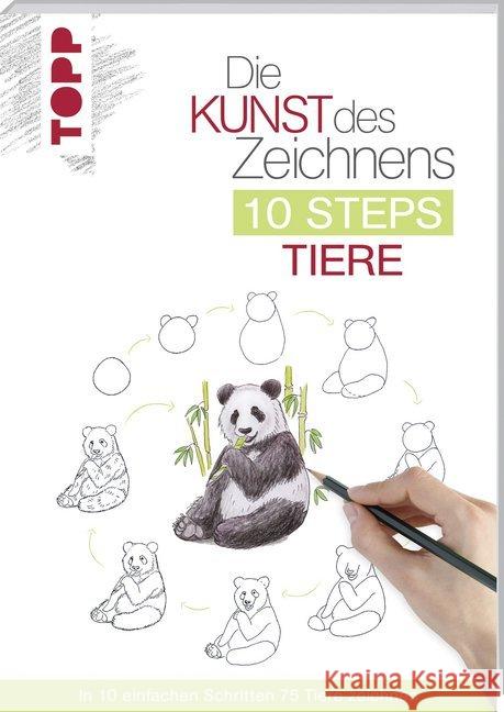 Die Kunst des Zeichnens 10 Steps - Tiere : In 10 einfachen Schritten 75 Tiere zeichnen Kilgour, Heather 9783772483912 Frech