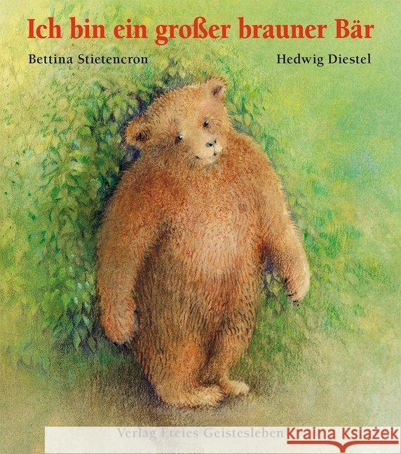 Ich bin ein großer brauner Bär : Ein Bilderbuch Stietencron, Bettina Diestel, Hedwig  9783772514456 Freies Geistesleben