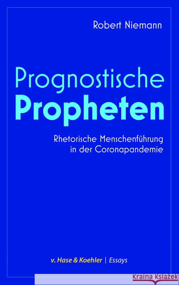 Prognostische Propheten Niemann, Robert 9783775814195