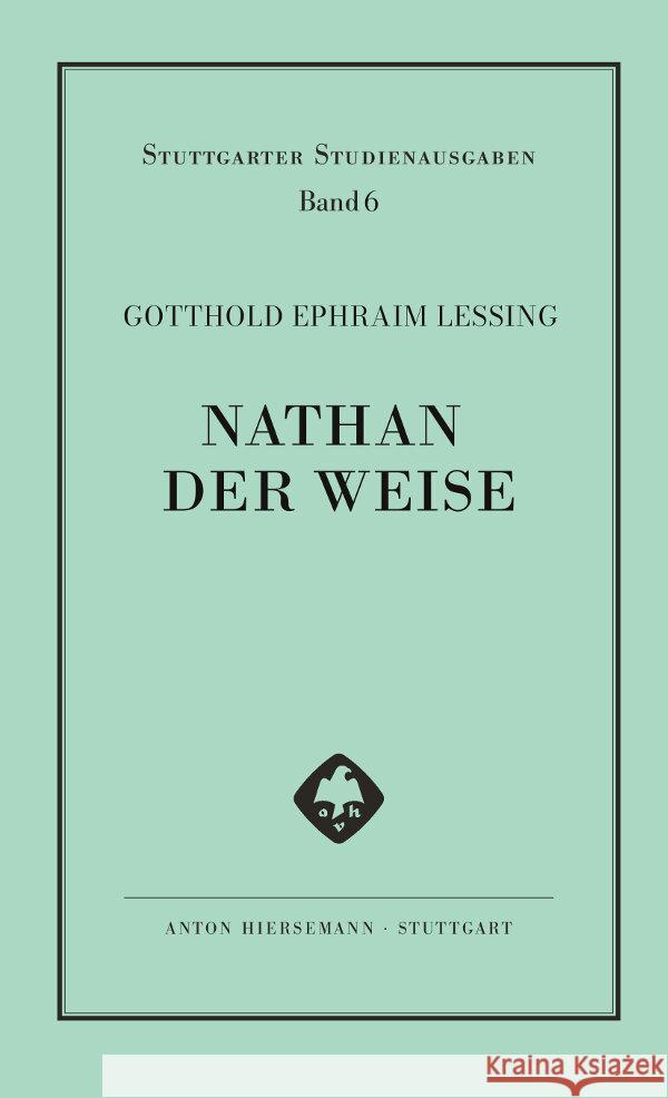 Nathan der Weise Lessing, Gotthold Ephraim 9783777222219 Hiersemann