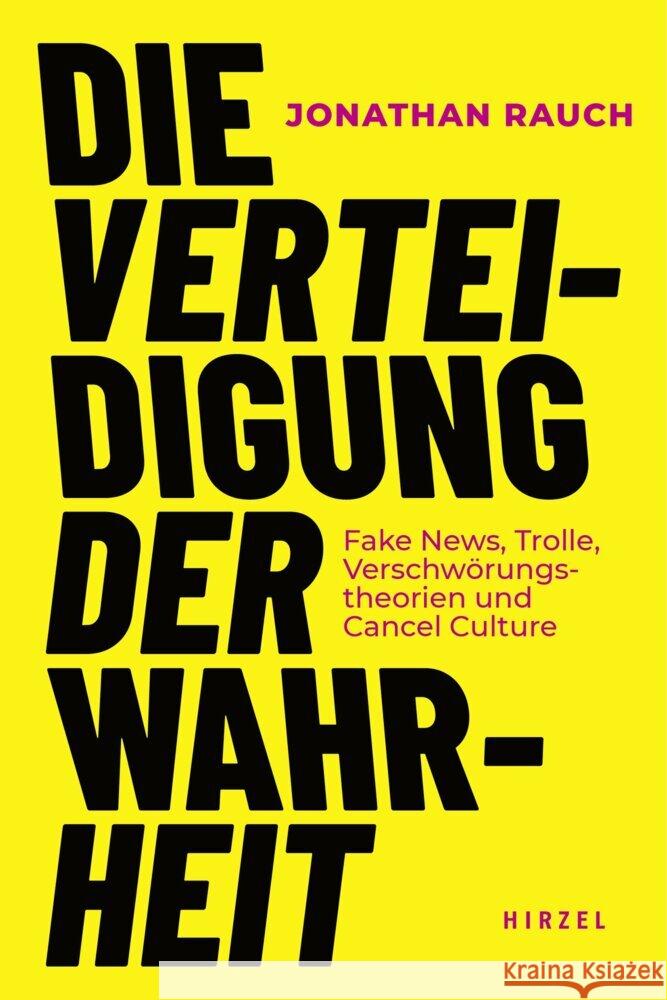 Die Verteidigung der Wahrheit Rauch, Jonathan 9783777632308