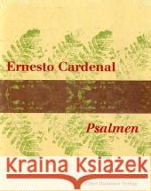 Psalmen Cardenal, Ernesto Baciu, Stefan  9783779501749 Hammer