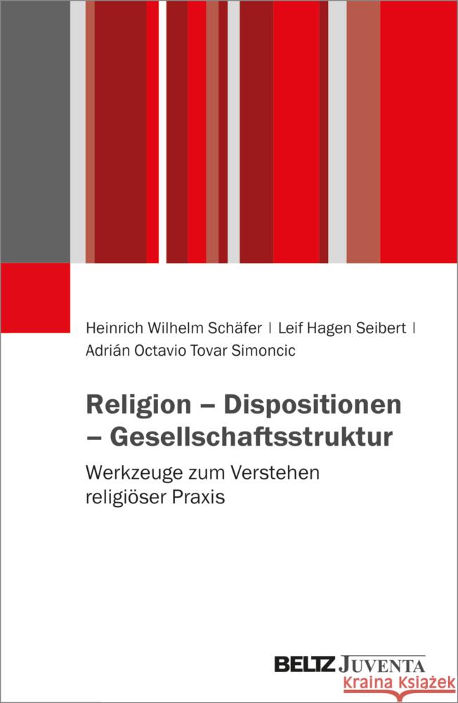 Religion - Dispositionen - Gesellschaftsstruktur Schäfer, Heinrich Wilhelm, Seibert, Leif, Tovar Simoncic, Adrián Octavio 9783779982906