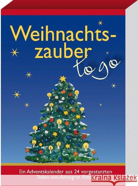 Weihnachtszauber - to go : Ein Adventskalender aus 24 vorgestanzten Teilen Ritter, Annegret 9783780613295 Kaufmann