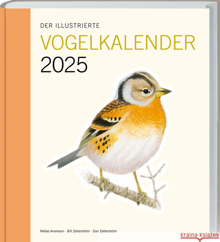 Der illustrierte Vogelkalender 2025 Aronsson, Niklas 9783784357737