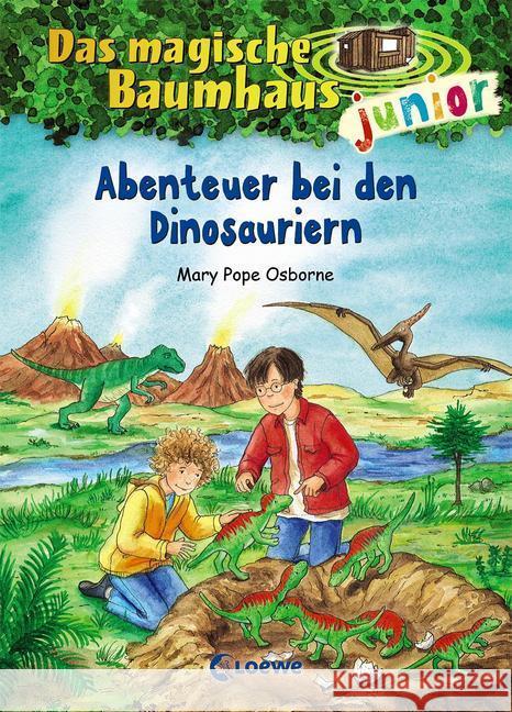 Das magische Baumhaus junior - Abenteuer bei den Dinosauriern Osborne, Mary Pope 9783785581964 Loewe Verlag