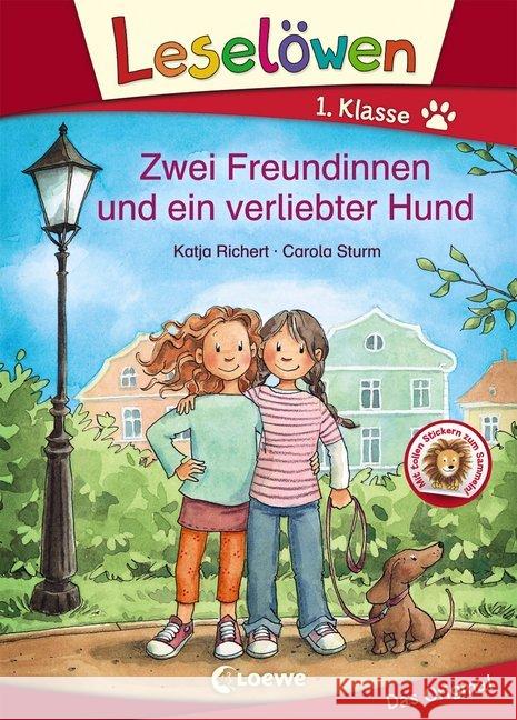 Leselöwen 1. Klasse - Zwei Freundinnen und ein verliebter Hund Richert, Katja 9783785586013