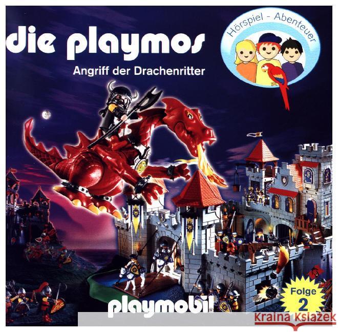 Die Playmos - Angriff der Drachenritter, 1 Audio-CD : Hörspiel-Abenteuer Rost, Simon X. 9783785748329 Bastei Lübbe