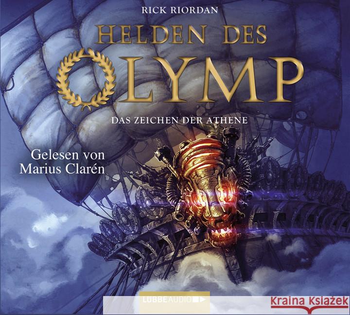 Helden des Olymp - Das Zeichen der Athene, 6 Audio-CDs : Lesung. Gekürzte Ausgabe Riordan, Rick 9783785748763 Bastei Lübbe