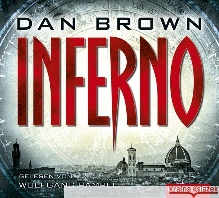 Inferno, 6 Audio-CDs : Thriller. Gekürzte Ausgabe, Lesung Brown, Dan 9783785749005 Bastei Lübbe