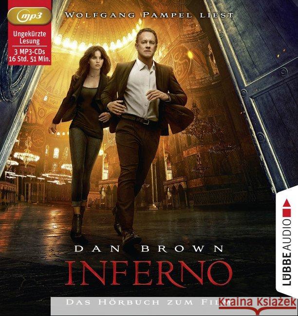 Inferno, 3 MP3-CDs : Thriller. Ungekürzt Lesung. Das Hörbuch zum Film Brown, Dan 9783785752364 Bastei Lübbe