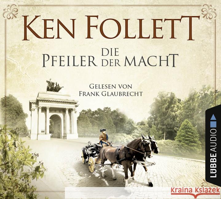 Die Pfeiler der Macht, 6 Audio-CDs : Gekürzte Ausgabe. Lesung Follett, Ken 9783785753118 Bastei Lübbe