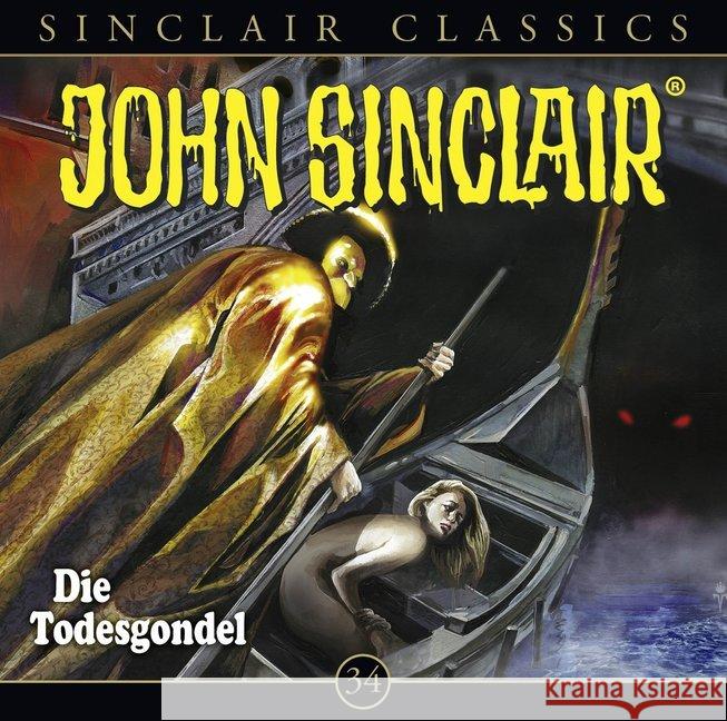 John Sinclair Classics - Folge 34, 1 Audio-CD : Die Todesgondel. Hörspiel. , Hörspiel Dark, Jason 9783785756096 Bastei Lübbe