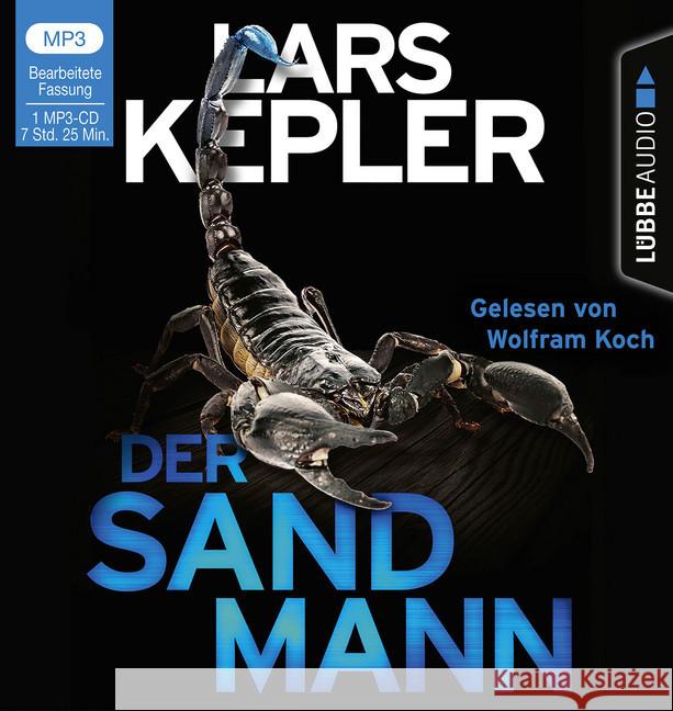 Der Sandmann, 1 MP3-CD : Joona Linna, Teil 4. , Lesung. MP3 Format. Gekürzte Ausgabe Kepler, Lars 9783785780046 Bastei Lübbe