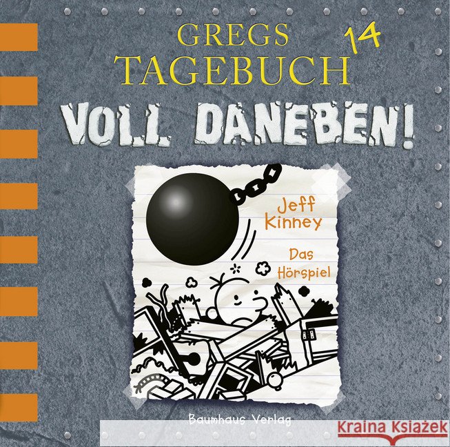 Gregs Tagebuch, Voll daneben, 1 Audio-CD : CD Standard Audio Format, Hörspiel Kinney, Jeff 9783785780619 Bastei Lübbe