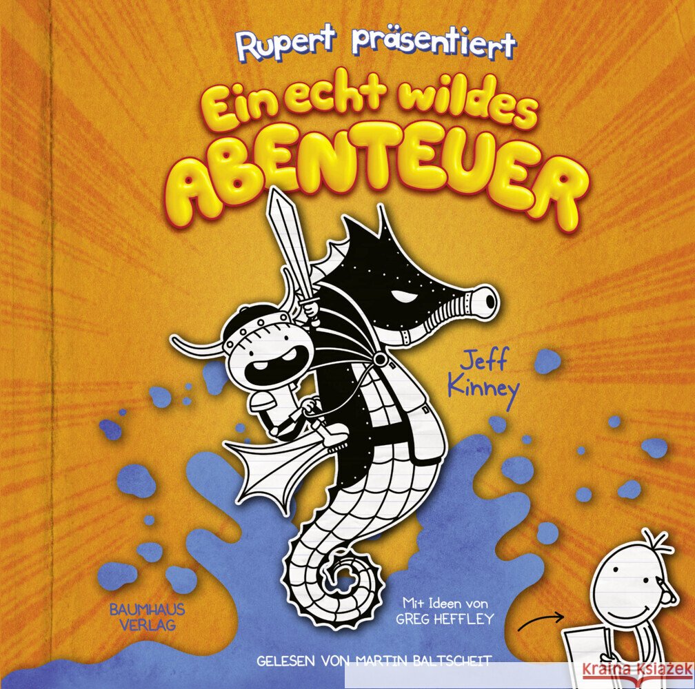 Rupert präsentiert: Ein echt wildes Abenteuer, 2 Audio-CD Kinney, Jeff 9783785782293 Bastei Lübbe