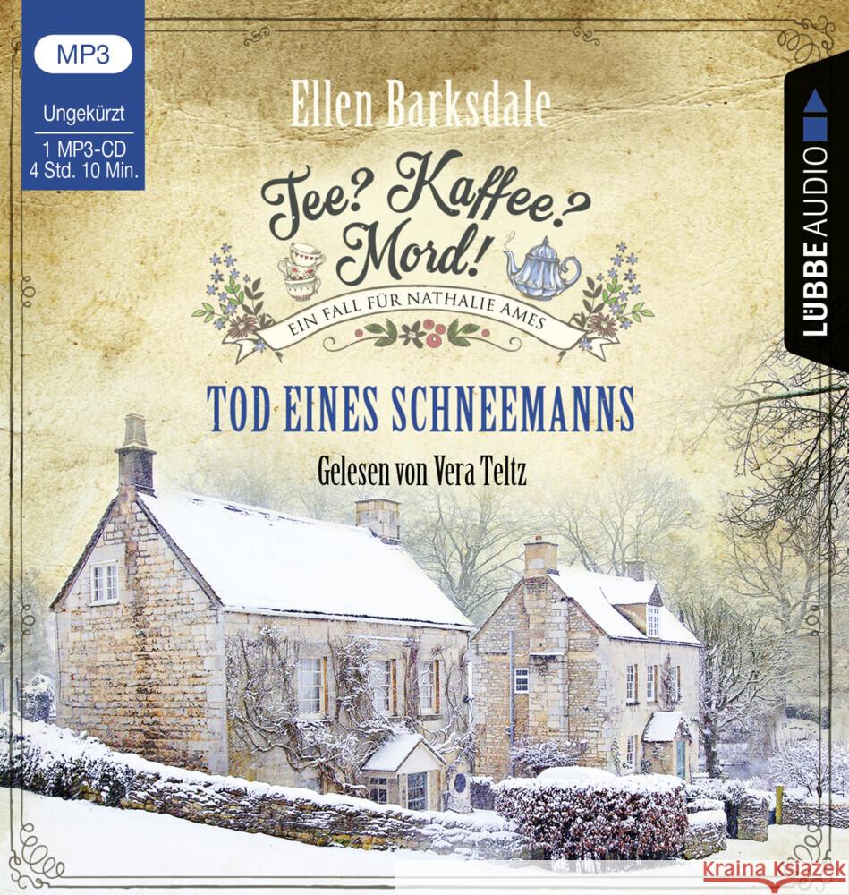 Tee? Kaffee? Mord! - Tod eines Schneemanns, 1 Audio-CD, 1 MP3 Barksdale, Ellen 9783785782743 Bastei Lübbe