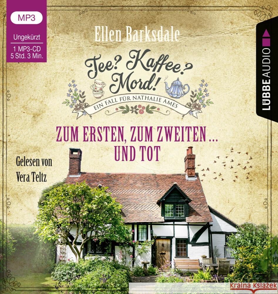 Tee? Kaffee? Mord! - Zum Ersten, zum Zweiten ... und tot, 1 Audio-CD, 1 MP3 Barksdale, Ellen 9783785782767 Bastei Lübbe