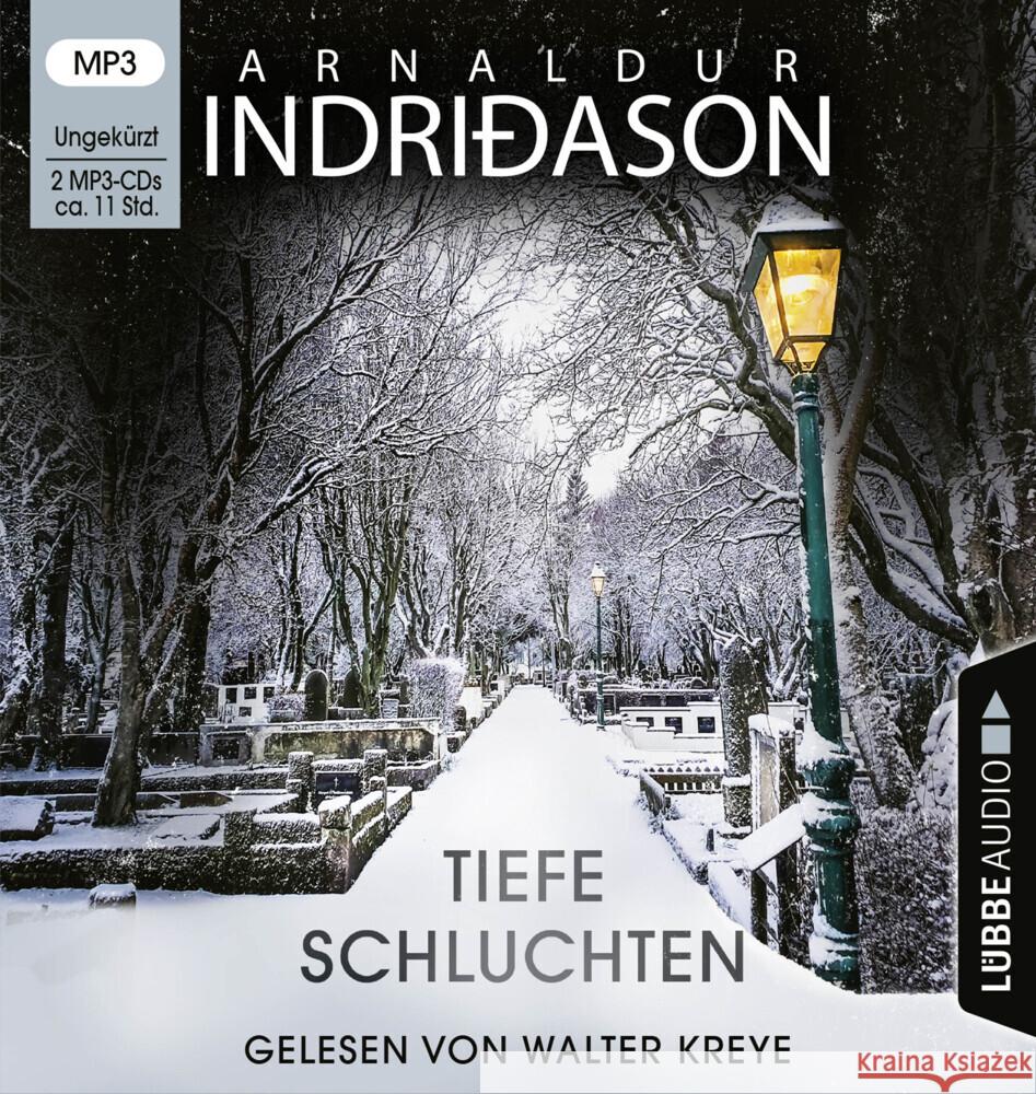 Tiefe Schluchten, 2 Audio-CD, 2 MP3 Indriðason, Arnaldur 9783785784044 Bastei Lübbe