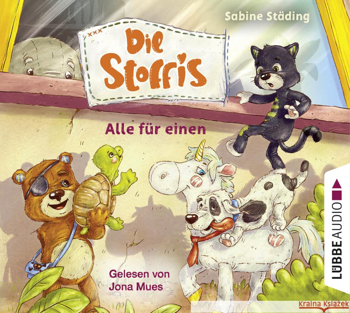Die Stoffis - Alle für einen, 2 Audio-CD Städing, Sabine 9783785784693